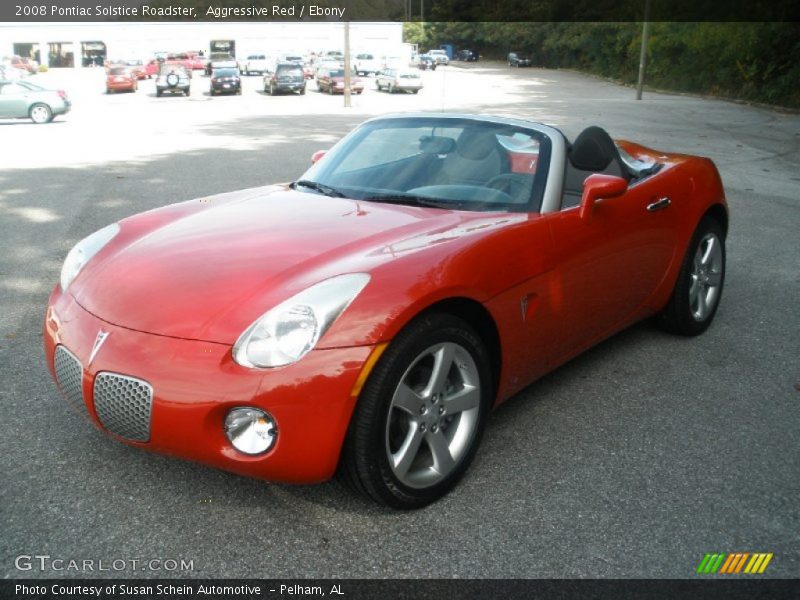 Aggressive Red / Ebony 2008 Pontiac Solstice Roadster