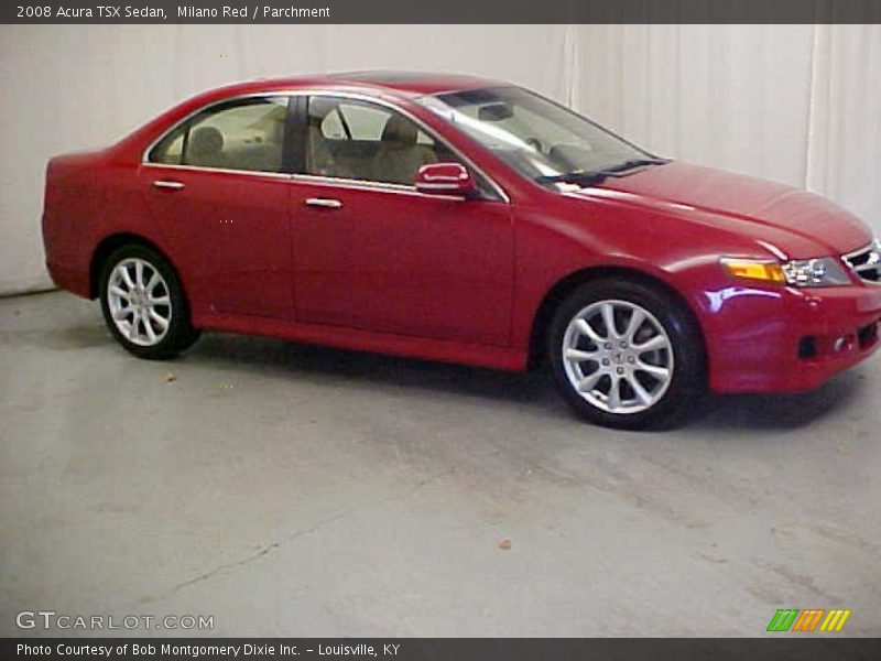 Milano Red / Parchment 2008 Acura TSX Sedan