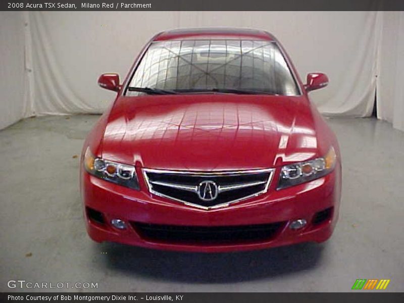 Milano Red / Parchment 2008 Acura TSX Sedan