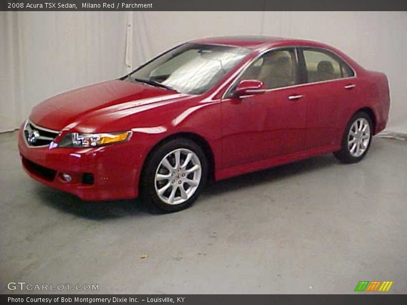 Milano Red / Parchment 2008 Acura TSX Sedan