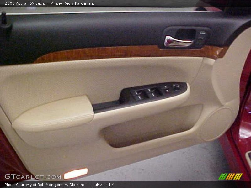 Milano Red / Parchment 2008 Acura TSX Sedan