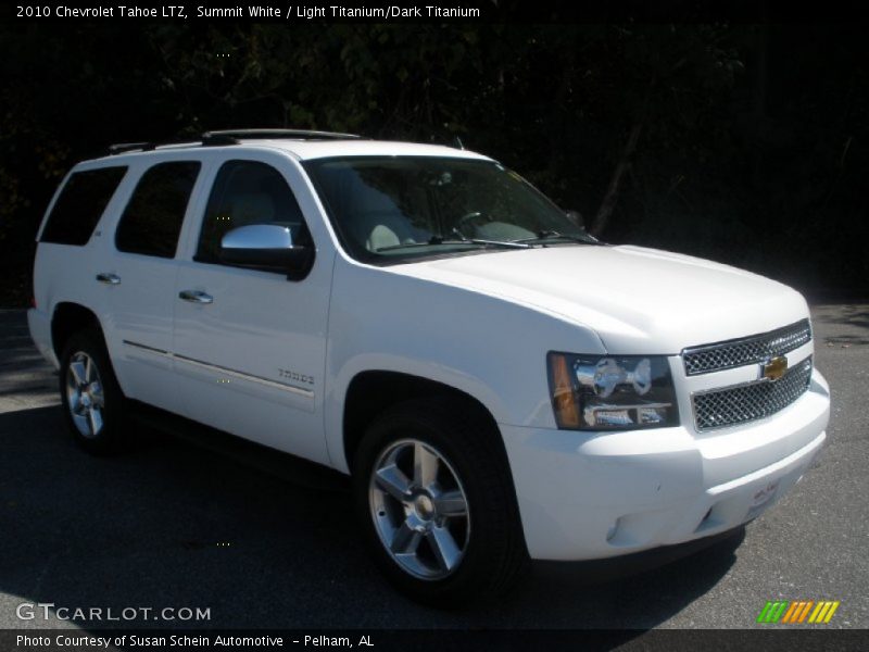 Summit White / Light Titanium/Dark Titanium 2010 Chevrolet Tahoe LTZ