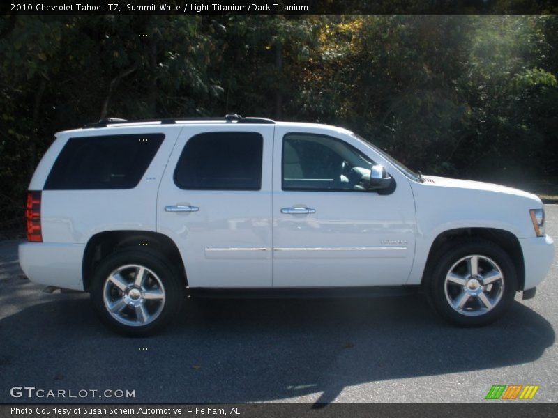 Summit White / Light Titanium/Dark Titanium 2010 Chevrolet Tahoe LTZ