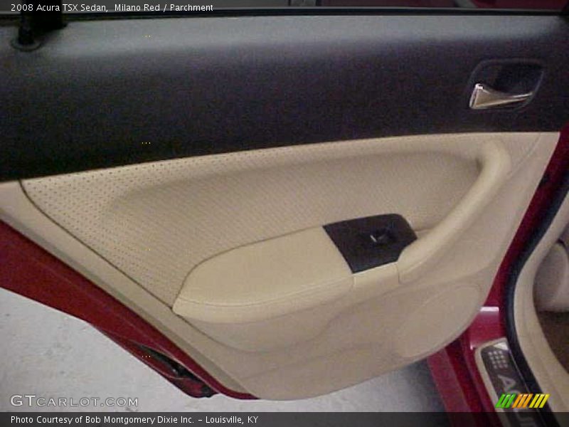 Milano Red / Parchment 2008 Acura TSX Sedan
