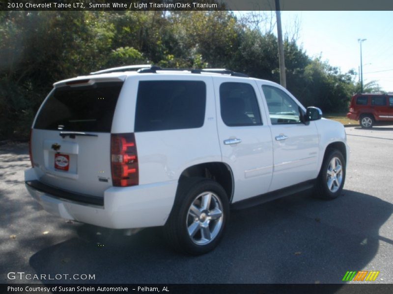 Summit White / Light Titanium/Dark Titanium 2010 Chevrolet Tahoe LTZ