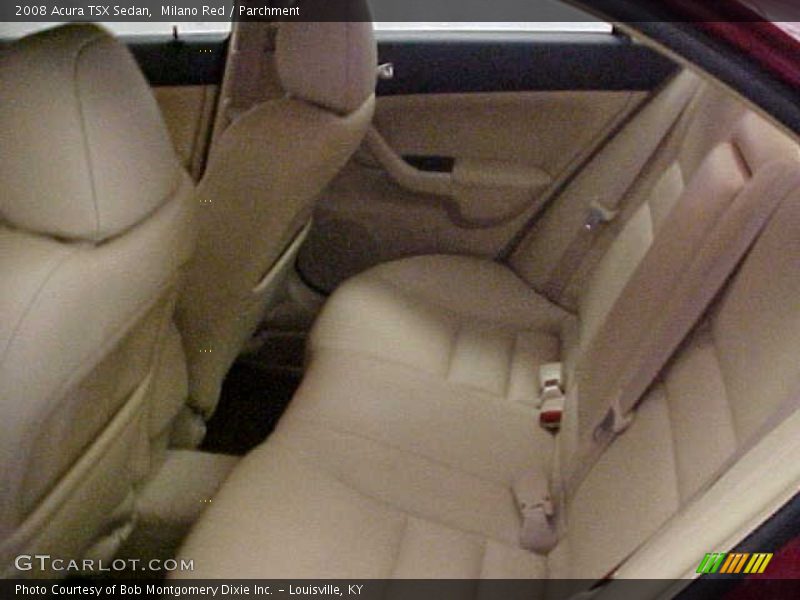 Milano Red / Parchment 2008 Acura TSX Sedan