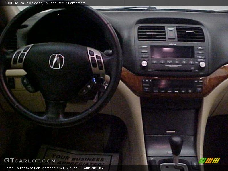 Milano Red / Parchment 2008 Acura TSX Sedan