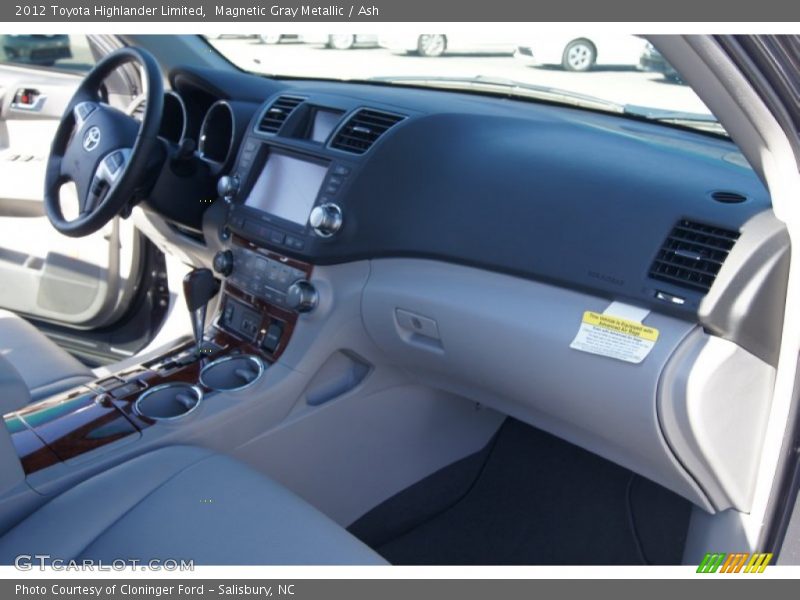Magnetic Gray Metallic / Ash 2012 Toyota Highlander Limited