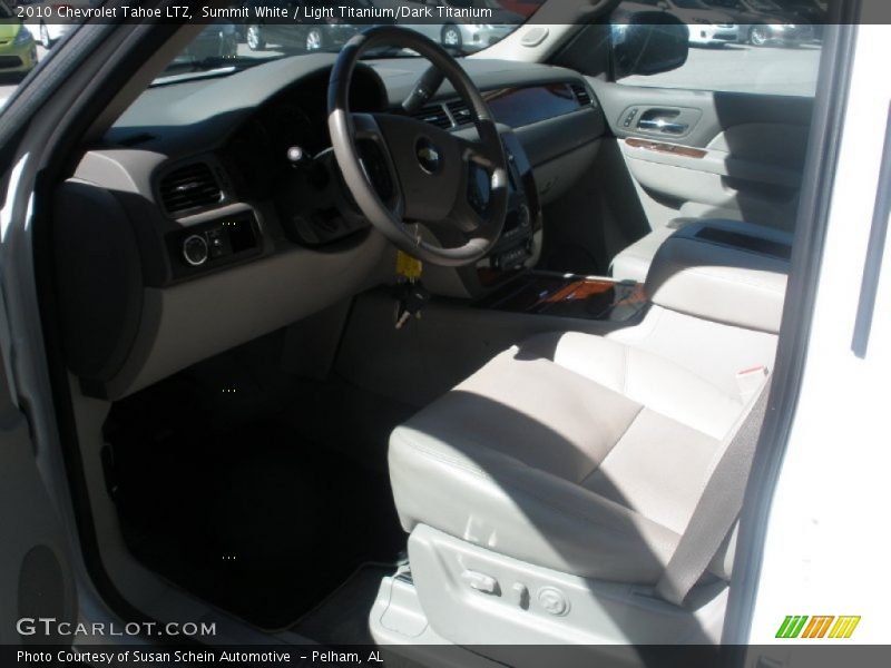 Summit White / Light Titanium/Dark Titanium 2010 Chevrolet Tahoe LTZ