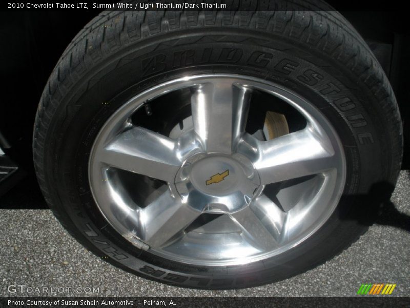 Summit White / Light Titanium/Dark Titanium 2010 Chevrolet Tahoe LTZ