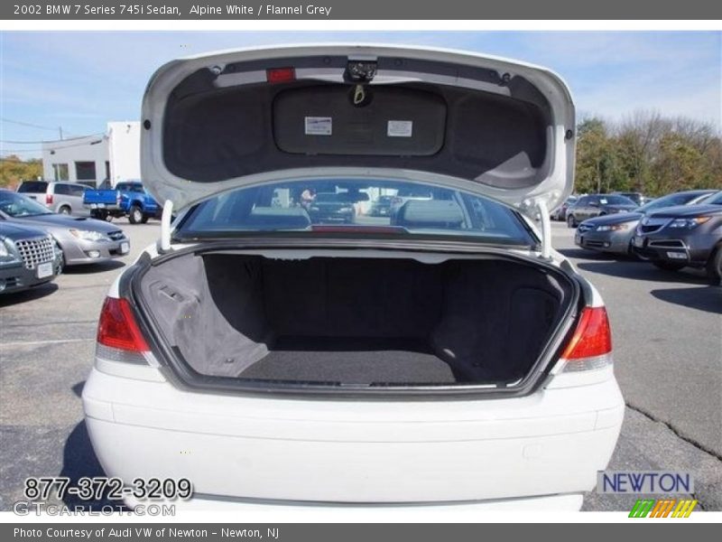 Alpine White / Flannel Grey 2002 BMW 7 Series 745i Sedan