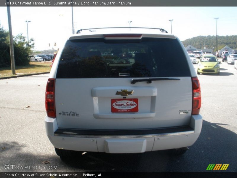 Summit White / Light Titanium/Dark Titanium 2010 Chevrolet Tahoe LTZ