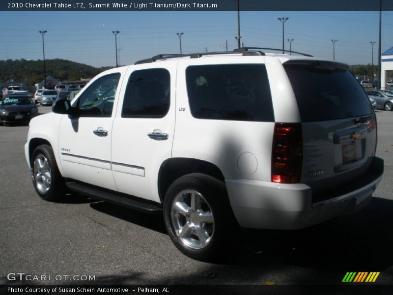 Summit White / Light Titanium/Dark Titanium 2010 Chevrolet Tahoe LTZ