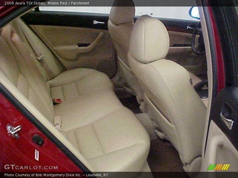 Milano Red / Parchment 2008 Acura TSX Sedan