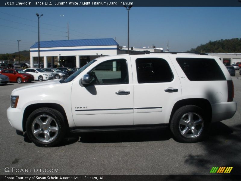 Summit White / Light Titanium/Dark Titanium 2010 Chevrolet Tahoe LTZ