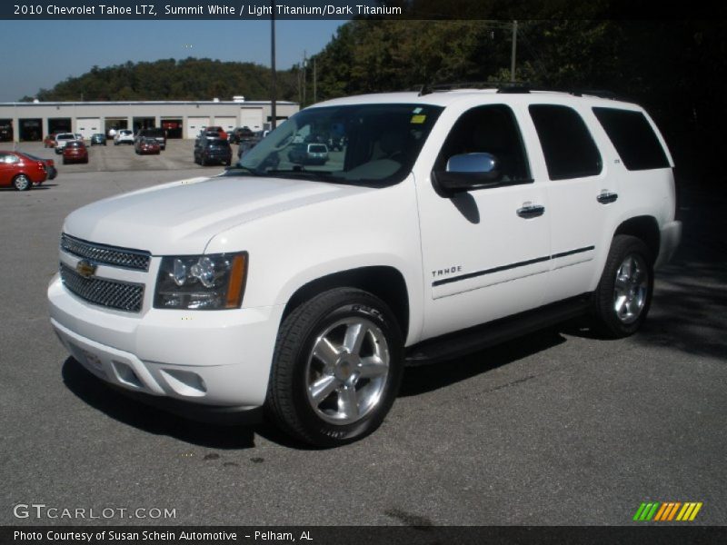 Summit White / Light Titanium/Dark Titanium 2010 Chevrolet Tahoe LTZ