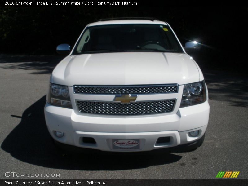Summit White / Light Titanium/Dark Titanium 2010 Chevrolet Tahoe LTZ