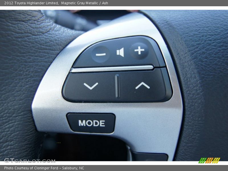 Magnetic Gray Metallic / Ash 2012 Toyota Highlander Limited