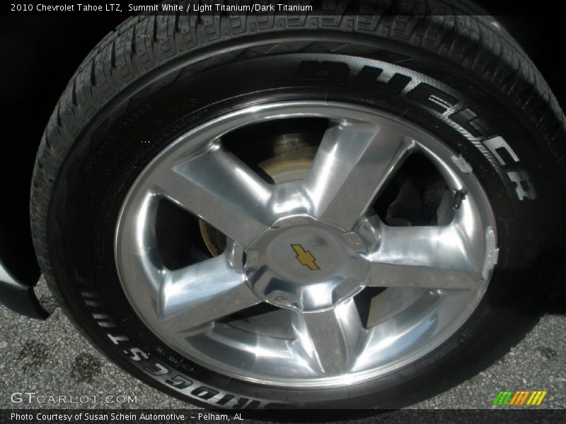 Summit White / Light Titanium/Dark Titanium 2010 Chevrolet Tahoe LTZ