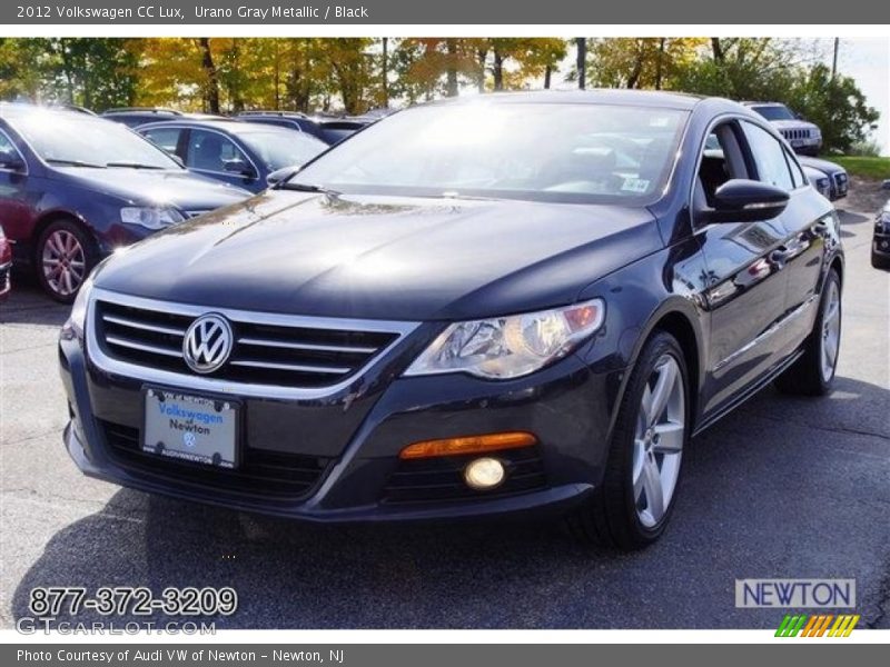 Urano Gray Metallic / Black 2012 Volkswagen CC Lux