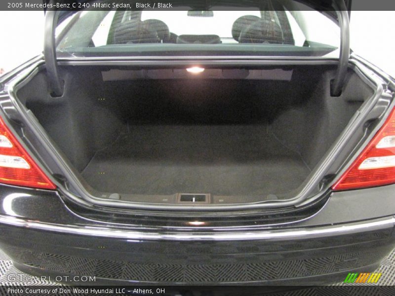 Black / Black 2005 Mercedes-Benz C 240 4Matic Sedan