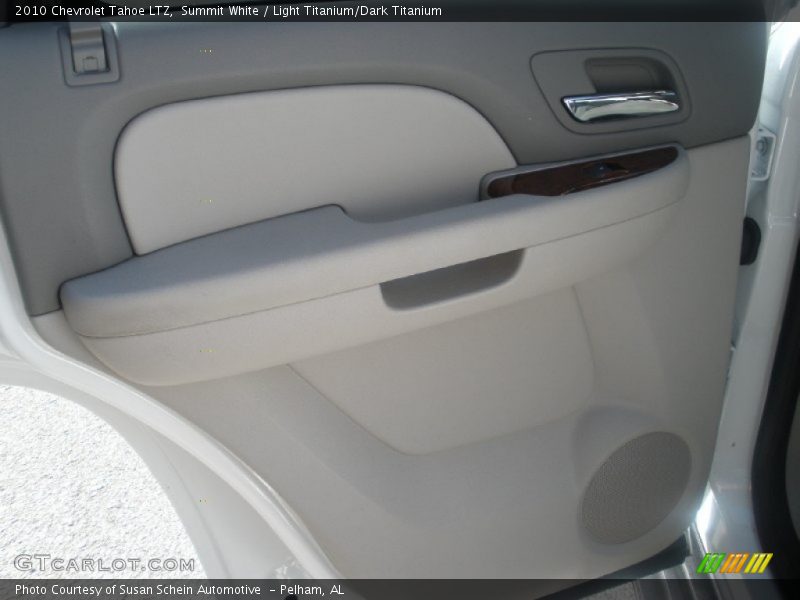 Summit White / Light Titanium/Dark Titanium 2010 Chevrolet Tahoe LTZ