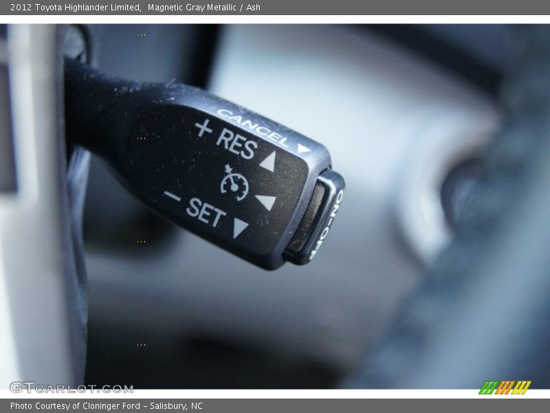 Magnetic Gray Metallic / Ash 2012 Toyota Highlander Limited