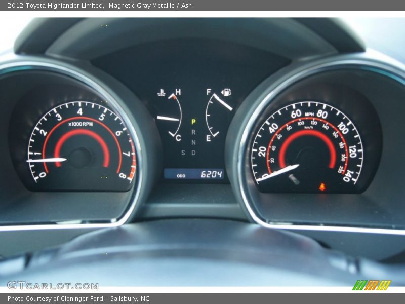 Magnetic Gray Metallic / Ash 2012 Toyota Highlander Limited