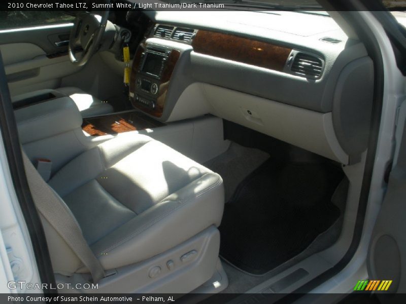 Summit White / Light Titanium/Dark Titanium 2010 Chevrolet Tahoe LTZ