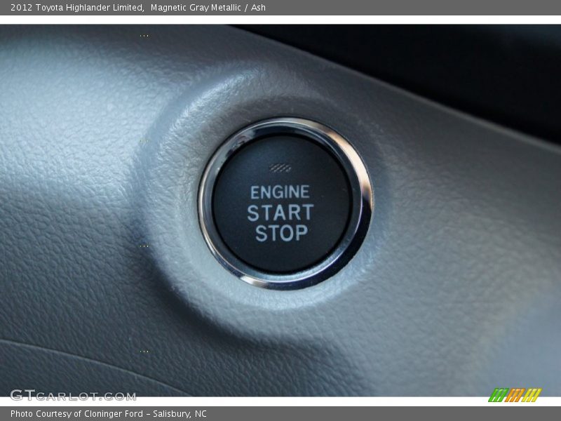 Magnetic Gray Metallic / Ash 2012 Toyota Highlander Limited