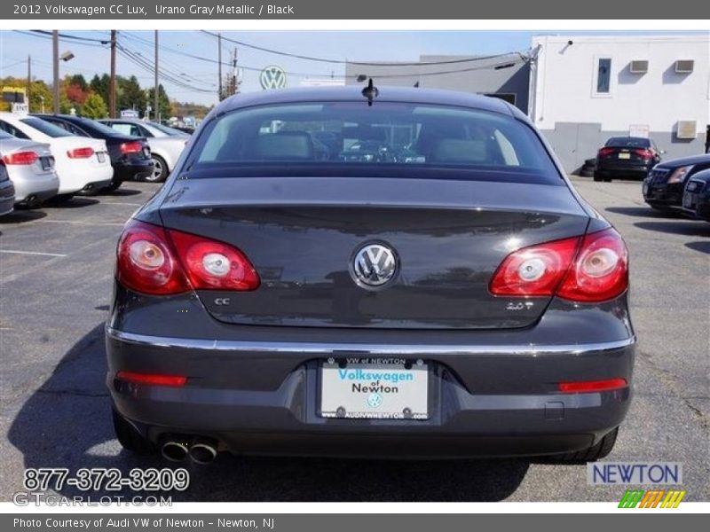 Urano Gray Metallic / Black 2012 Volkswagen CC Lux