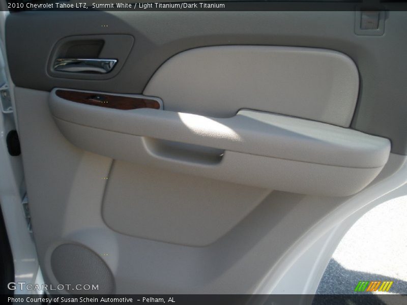 Summit White / Light Titanium/Dark Titanium 2010 Chevrolet Tahoe LTZ