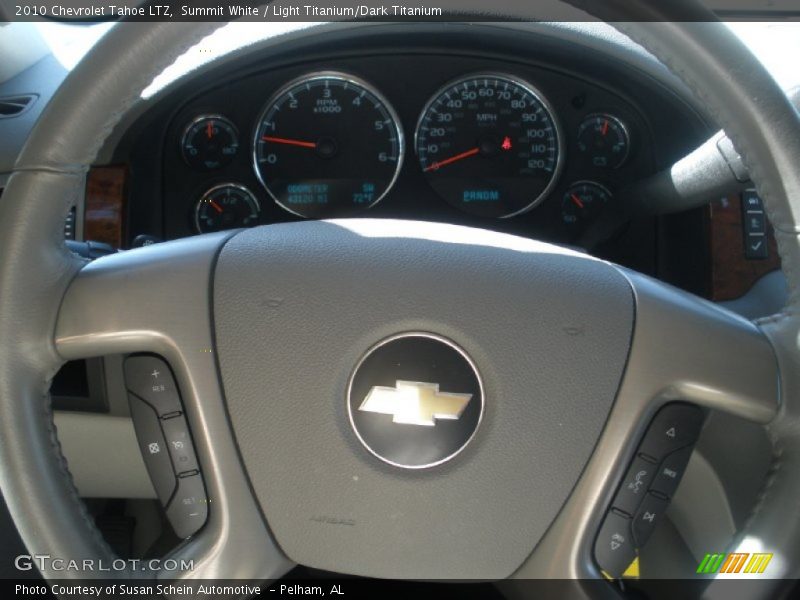 Summit White / Light Titanium/Dark Titanium 2010 Chevrolet Tahoe LTZ