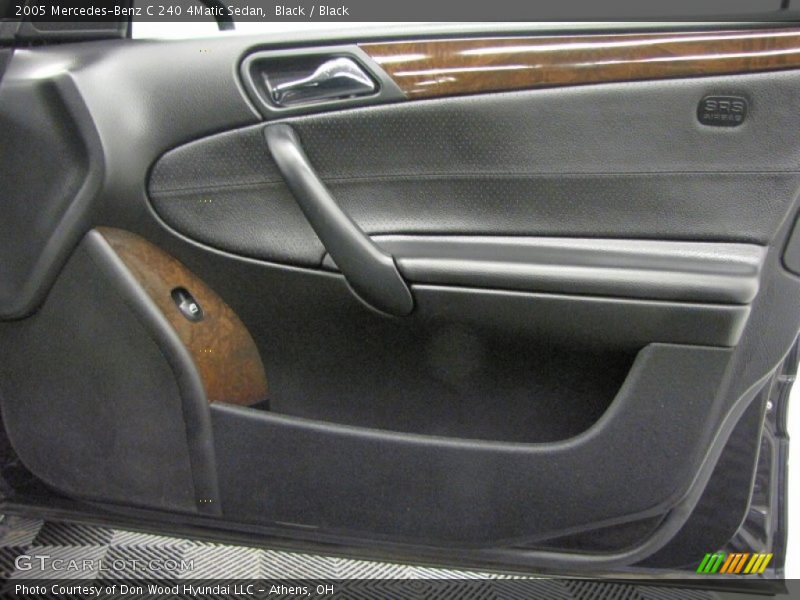 Black / Black 2005 Mercedes-Benz C 240 4Matic Sedan