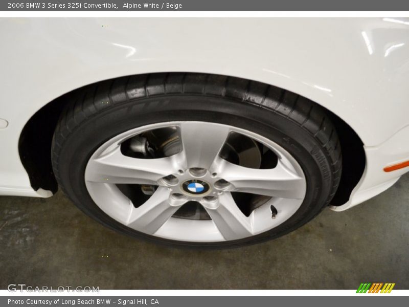 Alpine White / Beige 2006 BMW 3 Series 325i Convertible