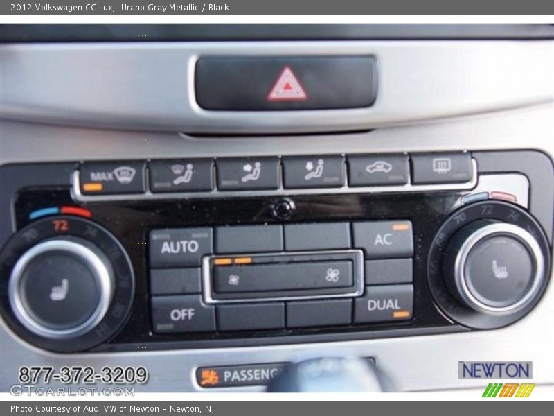 Urano Gray Metallic / Black 2012 Volkswagen CC Lux