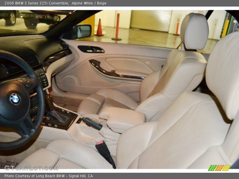 Alpine White / Beige 2006 BMW 3 Series 325i Convertible