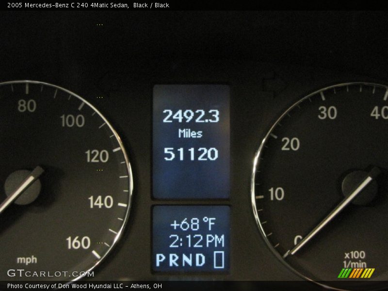 Black / Black 2005 Mercedes-Benz C 240 4Matic Sedan