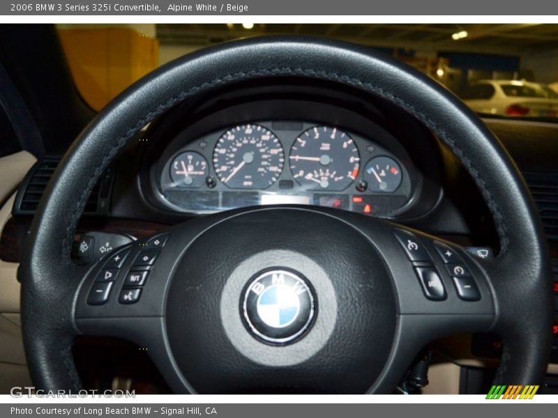 Alpine White / Beige 2006 BMW 3 Series 325i Convertible