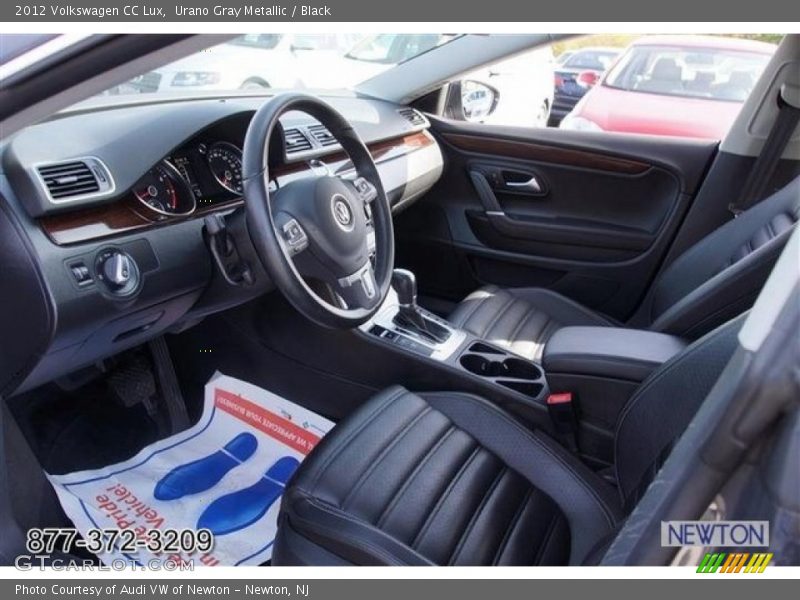 Urano Gray Metallic / Black 2012 Volkswagen CC Lux