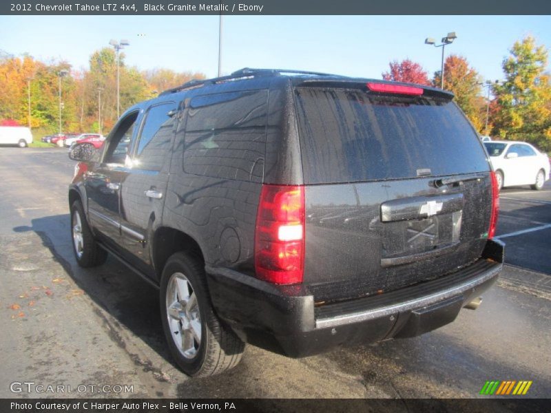 Black Granite Metallic / Ebony 2012 Chevrolet Tahoe LTZ 4x4