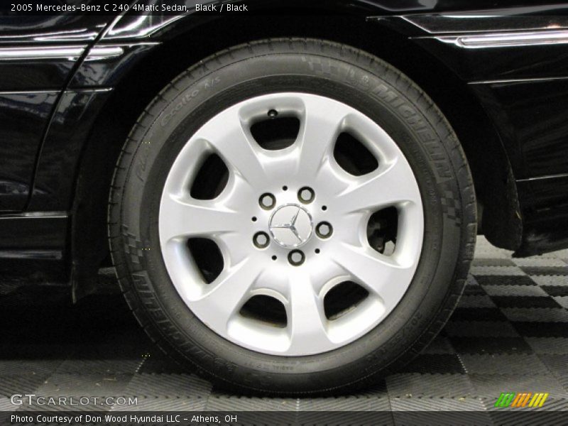 Black / Black 2005 Mercedes-Benz C 240 4Matic Sedan