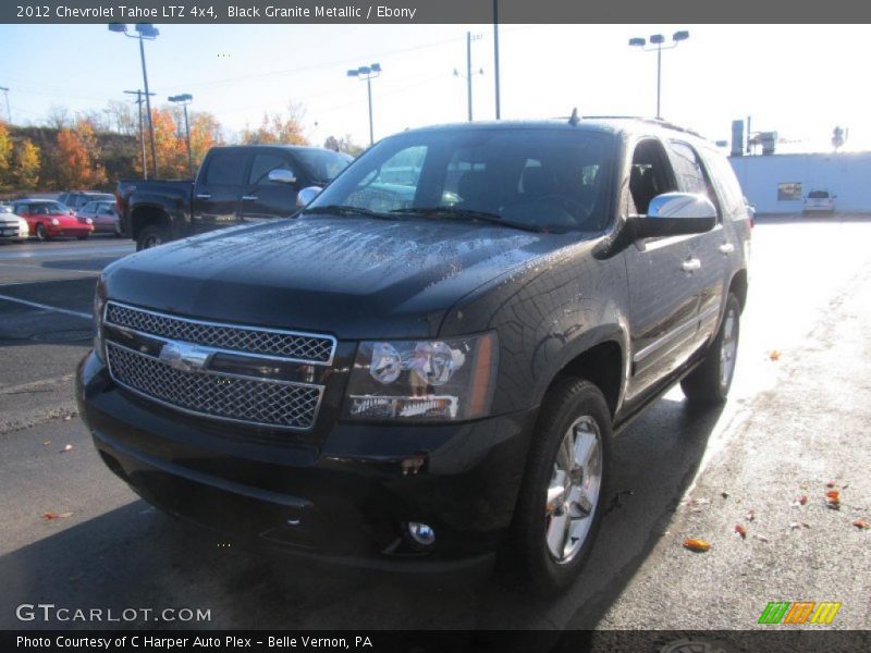 Black Granite Metallic / Ebony 2012 Chevrolet Tahoe LTZ 4x4