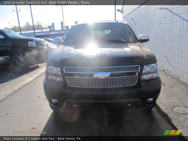 Black Granite Metallic / Ebony 2012 Chevrolet Tahoe LTZ 4x4