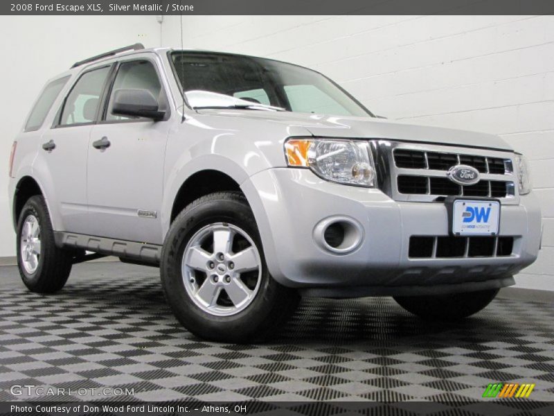 Silver Metallic / Stone 2008 Ford Escape XLS