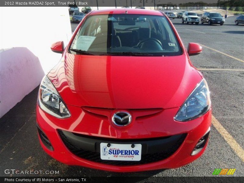 True Red / Black 2012 Mazda MAZDA2 Sport