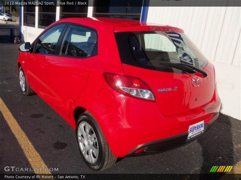 True Red / Black 2012 Mazda MAZDA2 Sport