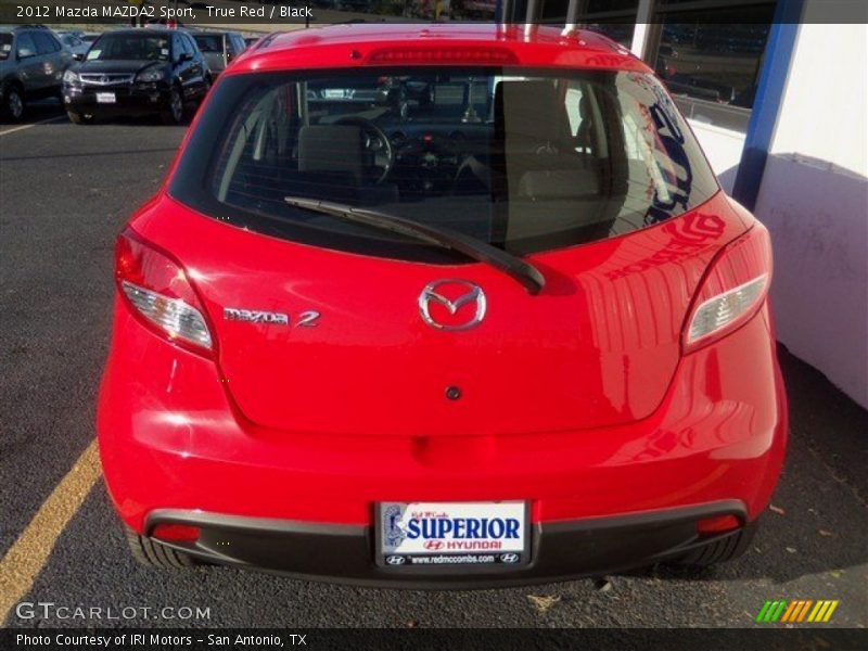 True Red / Black 2012 Mazda MAZDA2 Sport