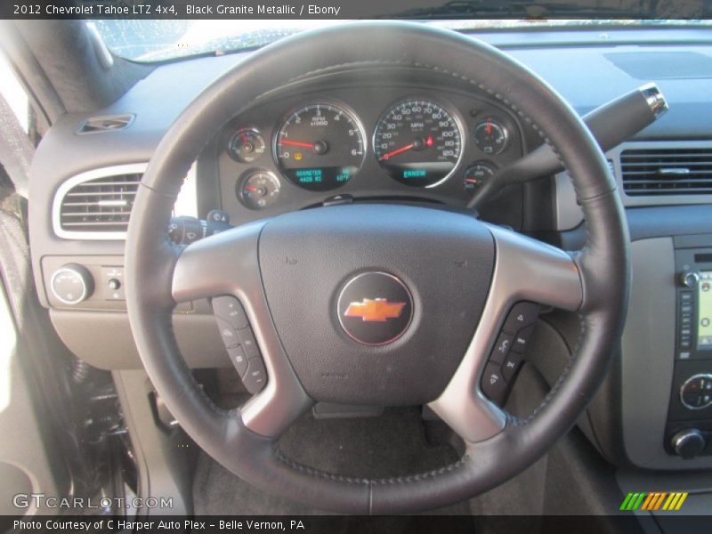 Black Granite Metallic / Ebony 2012 Chevrolet Tahoe LTZ 4x4