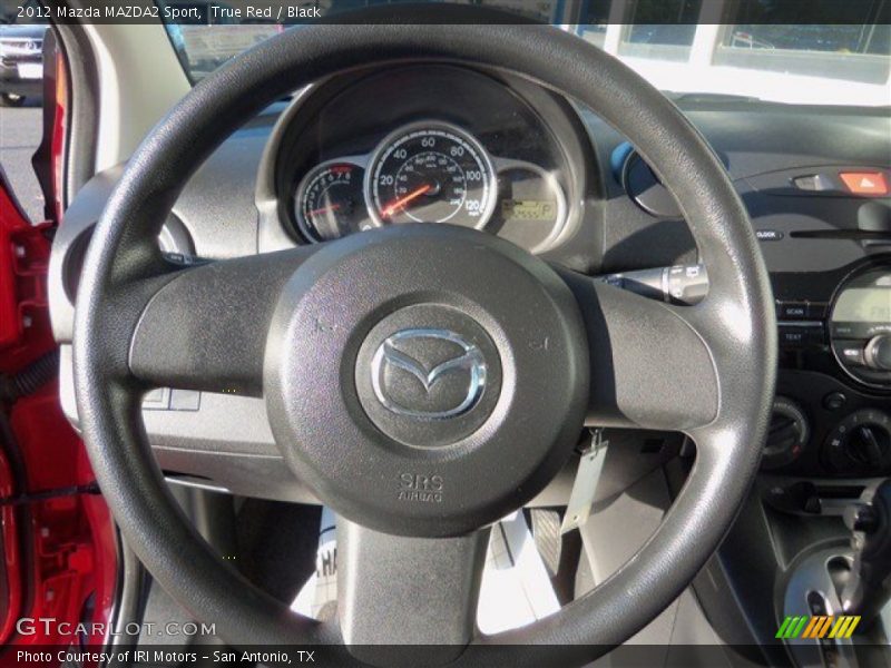 True Red / Black 2012 Mazda MAZDA2 Sport